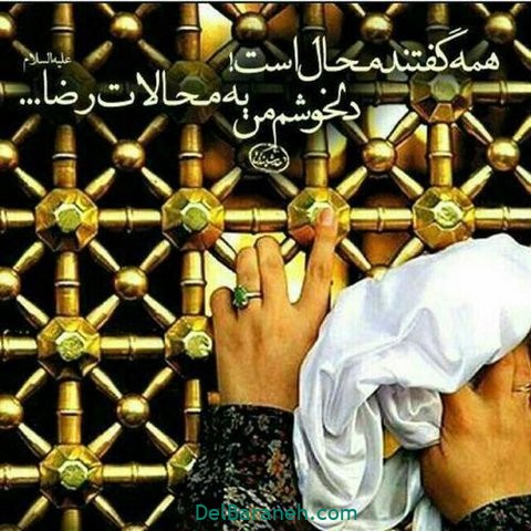 عکس نوشته امام رضا (۱۶)