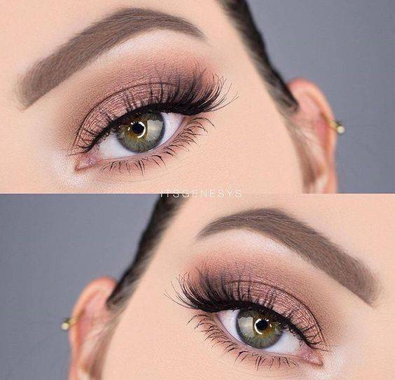 آرایش چشم سبز