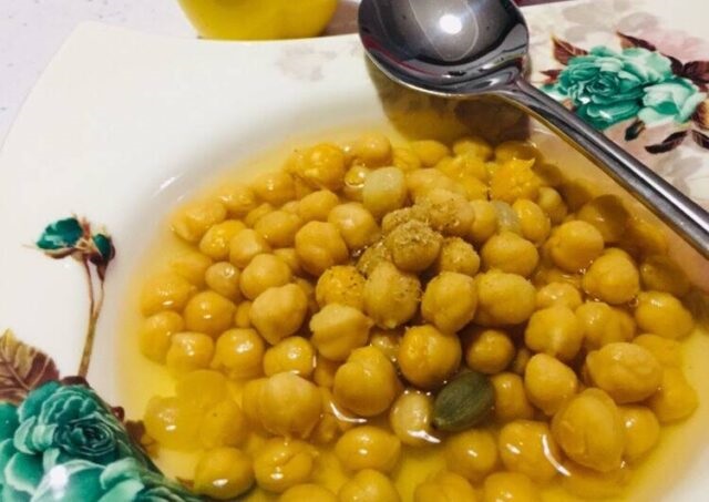 آموزش نخود آب بدون گوشت