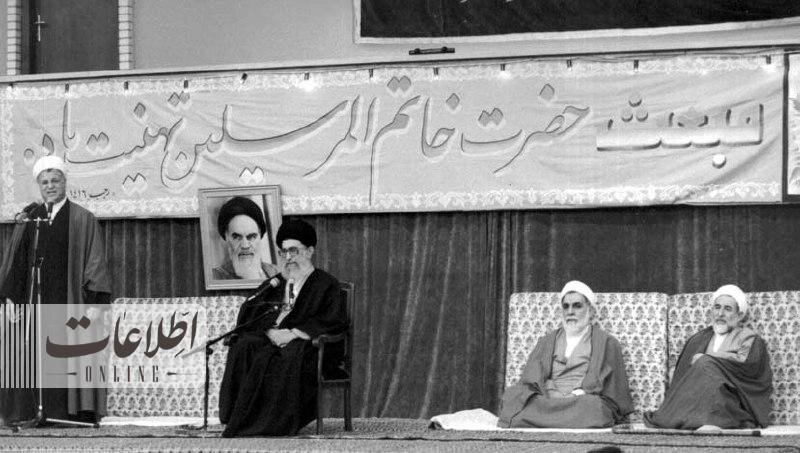 عکس‌های قدیمی از ناطق نوری، خاتمی و آیت‌الله هاشمی در بیت رهبر انقلاب
