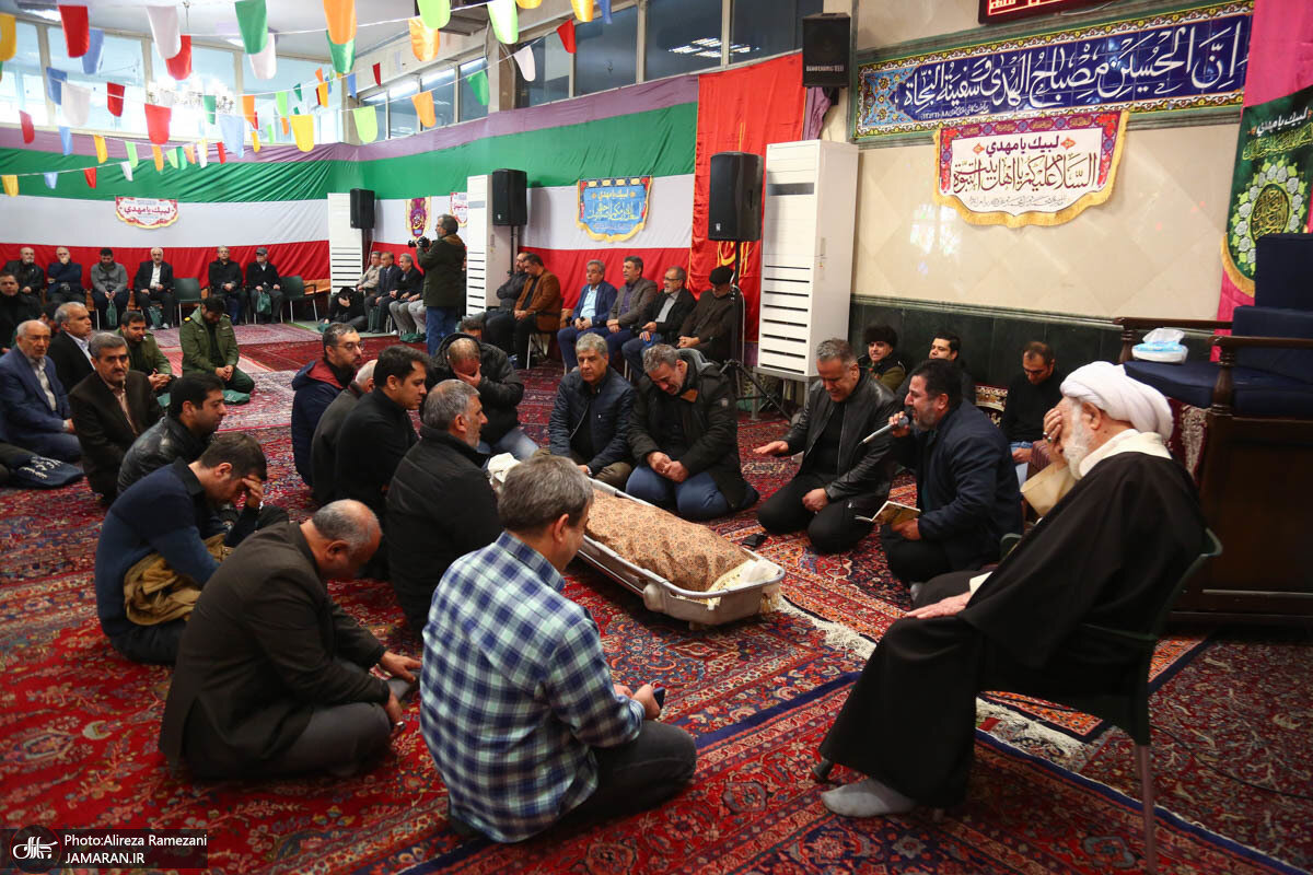 تصاویری از مراسم تشییع پیکر سردار سپاه