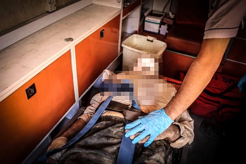 فوت مرد 70 ساله زیرآوار خیابان کاوه+عکس