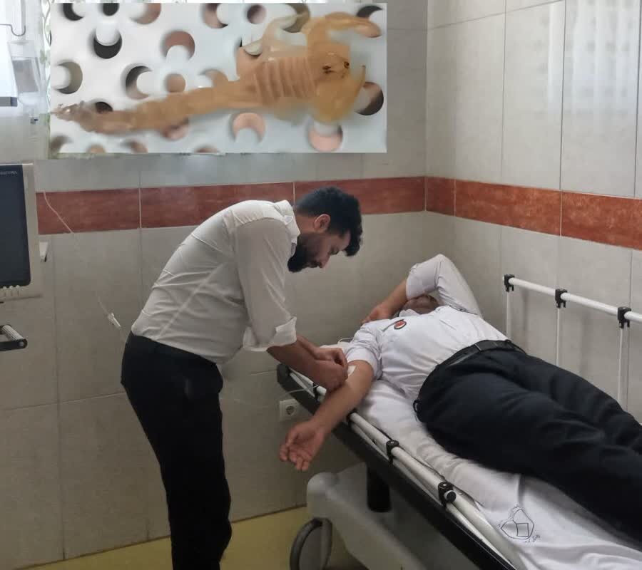 عقرب، کارشناس اورژانس را گزید