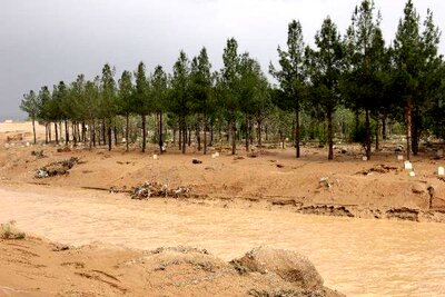 سیل در جرقویه راه افتاد