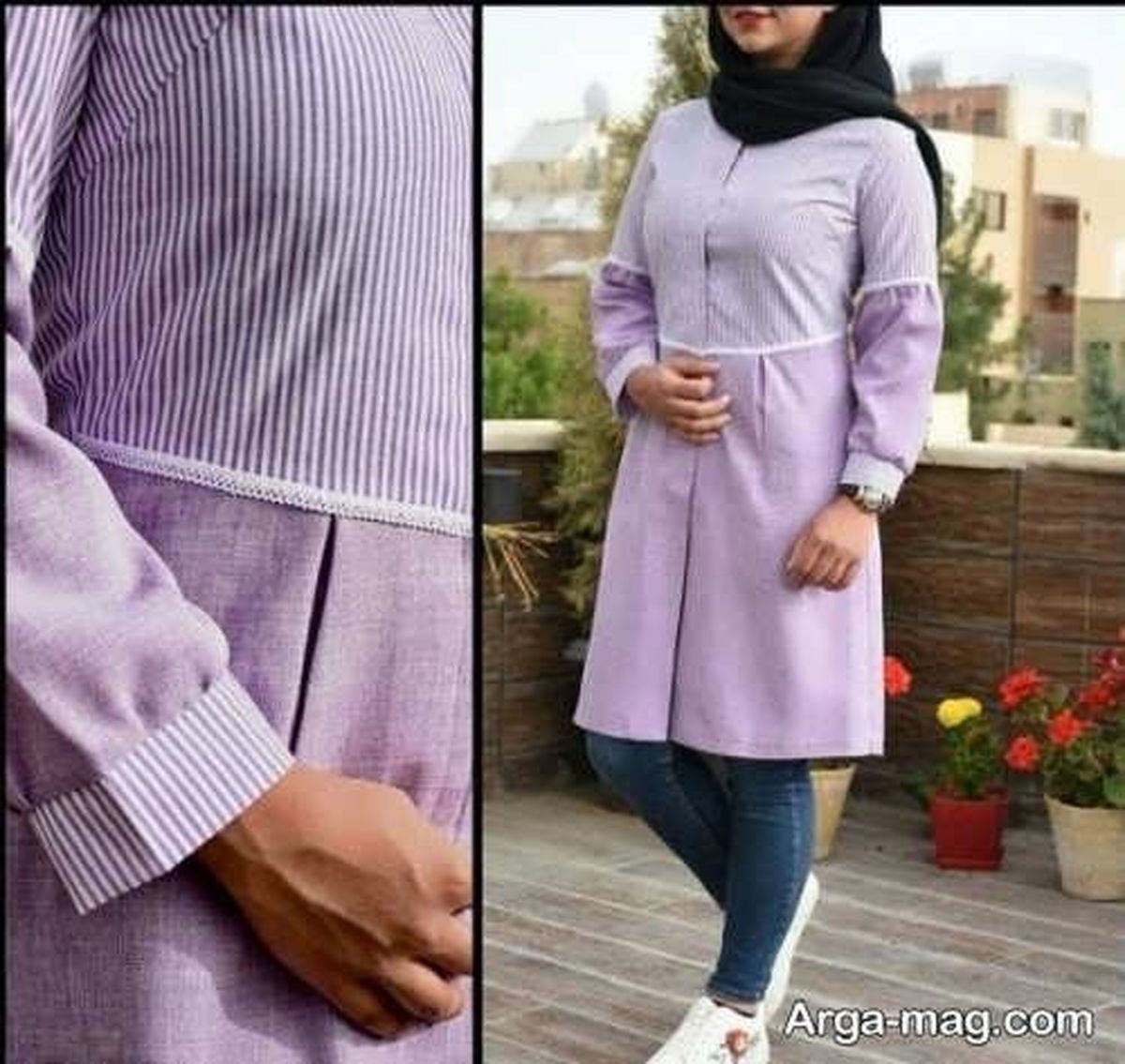 جدید ترین مدل مانتو کوتاه