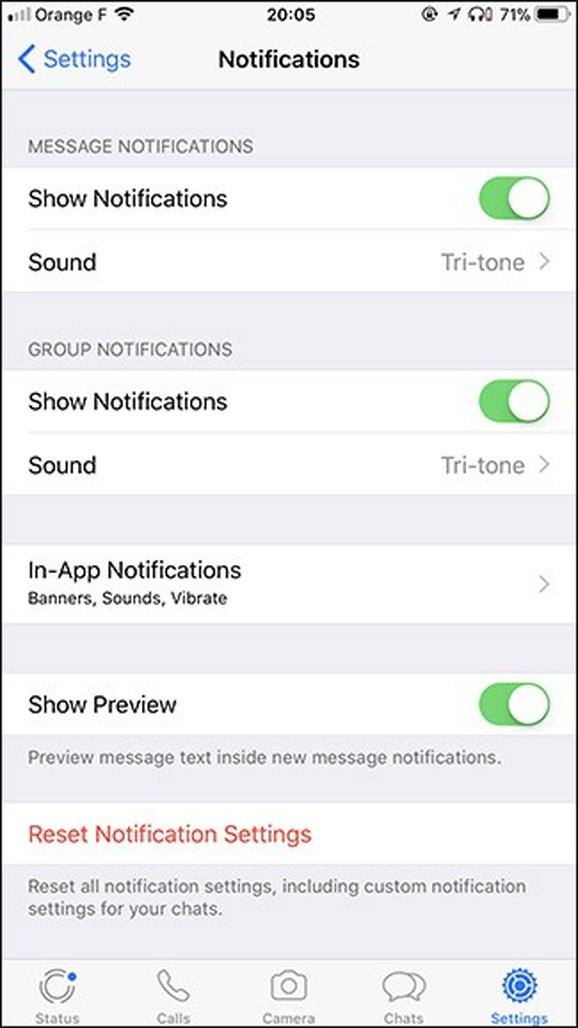 چگونه صدای دریافت نوتیفیکیشن گروه‌ها را در واتس اپ غیر فعال کنیم؟