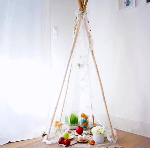 ایده‌های جذاب برای تزیین سفره هفت سین در سال 98