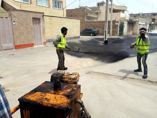 آسفالت معابر فرعی منطقه ۱۴ در دستور کار است