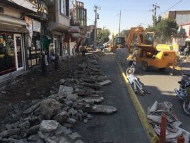آغاز ساماندهی فاز دوم خیابان گلزار شهدای عاشق آباد