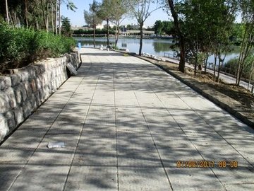 پیشرفت 50 درصدی سنگفرش VIP فاز اول پردیس هنر آبشار