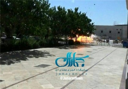 عکس/ لحظه انفجار انتحاری در حرم امام