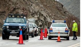 انسداد ۴ محور و اعمال محدودیت تردد در ۵ محور مواصلاتی کشور