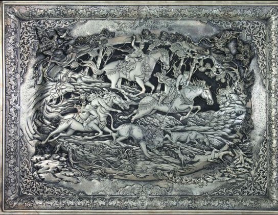 تابلوهای نقاشی‫گونه قلم‌زنی