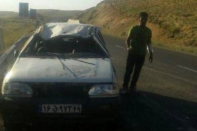 واژگونی پراید در محور سمیرم شهرضا 6 مصدوم برجای گذاشت