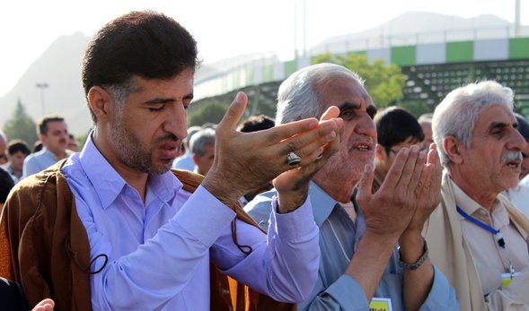 نماز عید فطر مردم لنجان+تصاویر