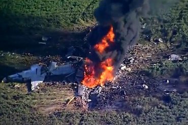 سقوط هواپیمای نظامی آمریکا با ۱۶ کشته