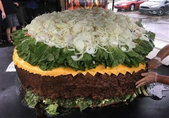 بزرگترین همبرگر جهان+ عکس