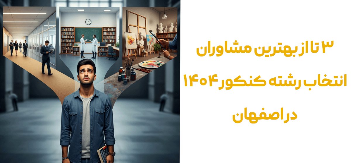 بهترین مشاوره انتخاب رشته در اصفهان و 3 ترفند قبولی 1404