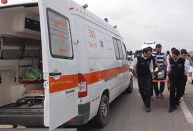 یک کشته و ۴ مصدوم در حادثه  واژگونی پراید در خوروبیابانک