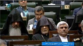حضور پیشوایان اقلیت‌های دینی در مراسم تحلیف روحانی