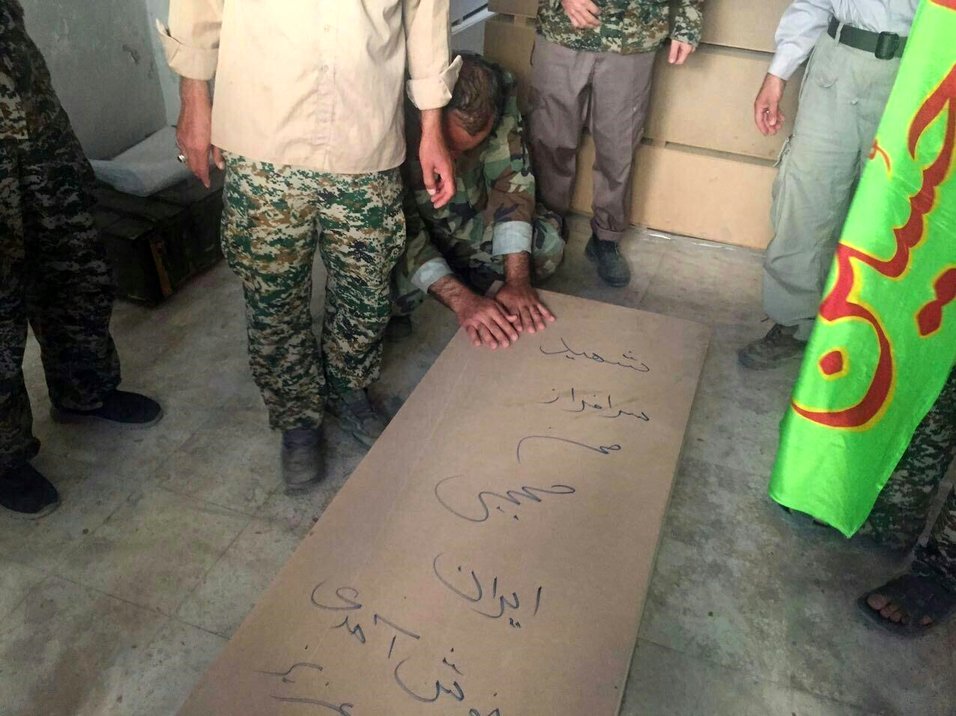 پیکر شهید حججی تحویل داده شد