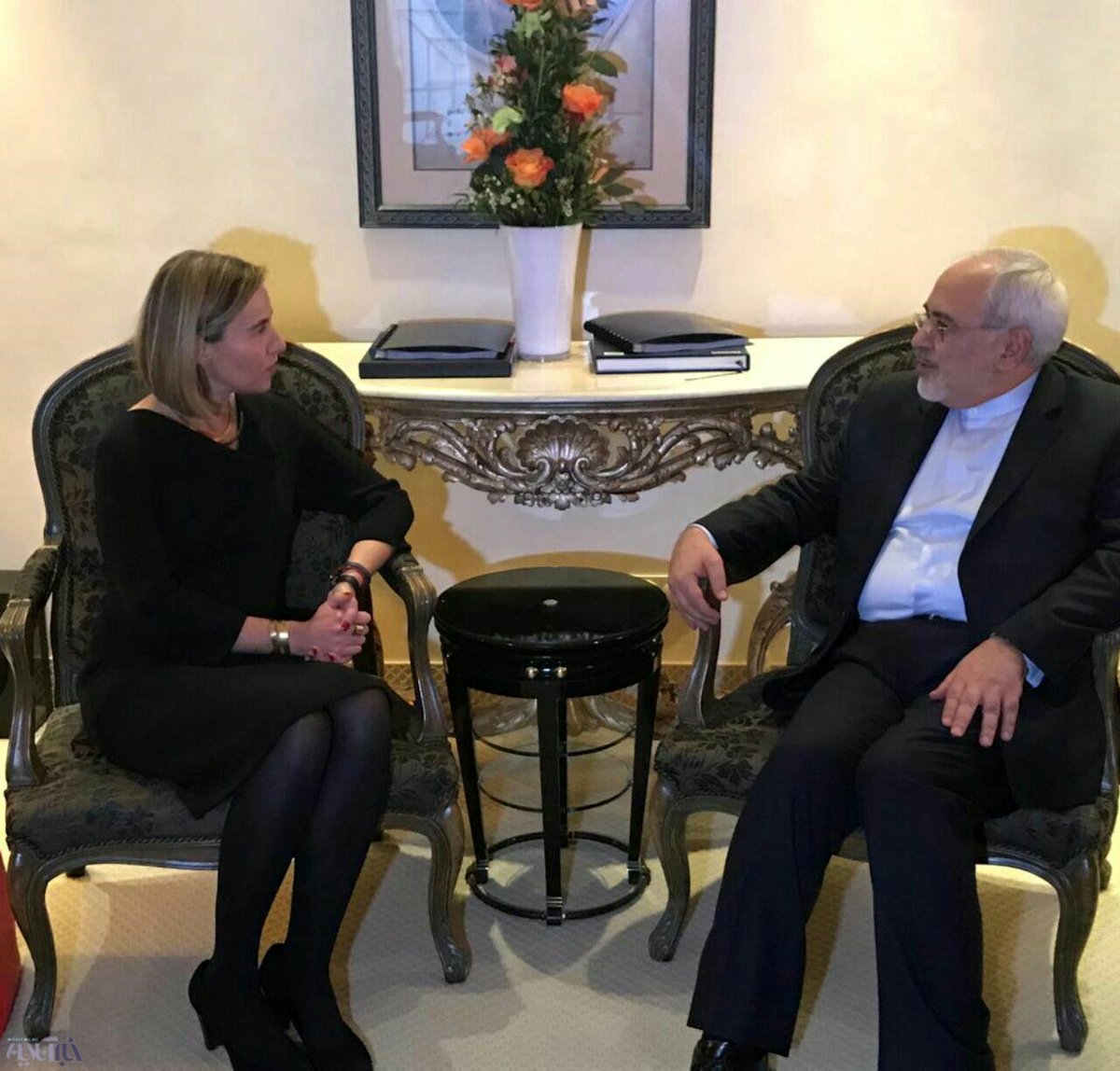 دیدار ظریف با موگرینی در حاشیه کنفرانس امنیتی مونیخ