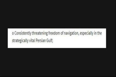 اختلاف نظر ترامپ و کاخ سفید در مورد نام خلیج فارس