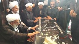 آیت الله جنتی به دیدار خانواده شهید حججی رفت