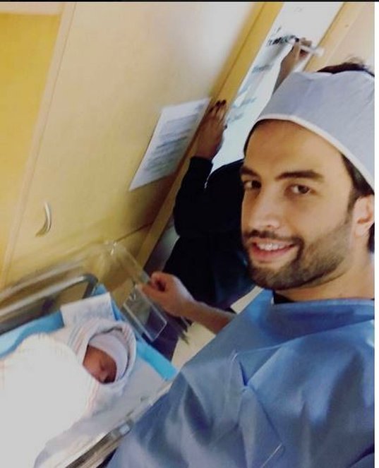 بنیامین بهادری در آمریکا پدر شد