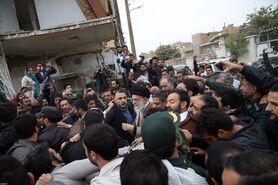 گزارش تصویری از حضور رهبرانقلاب در مناطق زلزله‌زده