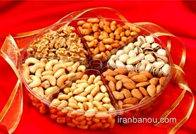 تزیین آجیل شب یلدا عروس