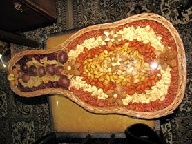 چیدمان و تزیین آجیل شب یلدا عروس