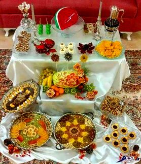 تزیینات شب یلدا برای عروس با ایده های خلاقانه و جذاب