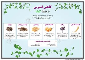 کاهش استرس با چند گیاه