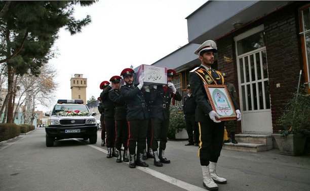 تشییع شهدای آشوب خیابان پاسداران