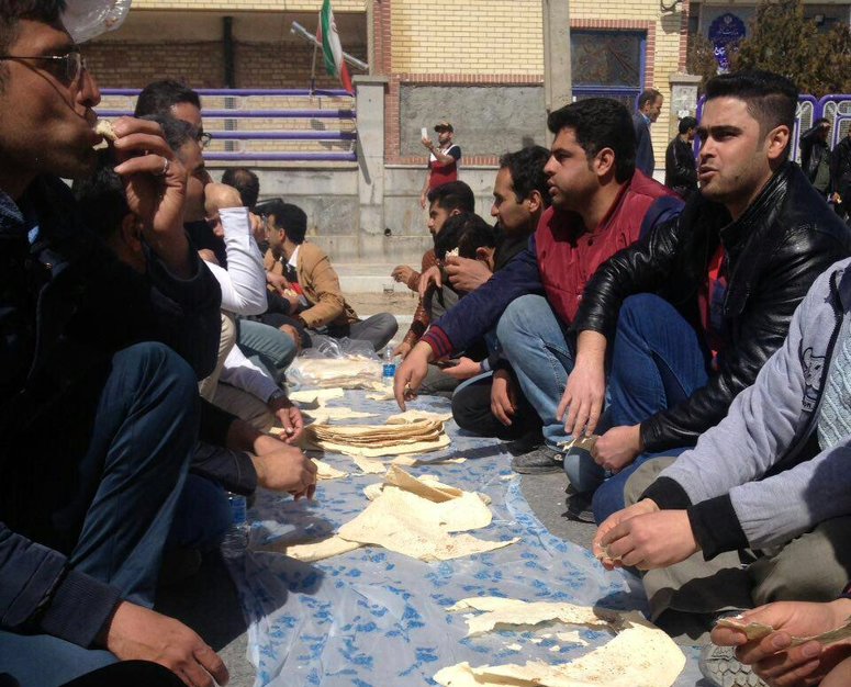 تجمع اعتراضی بازاریان فریدن