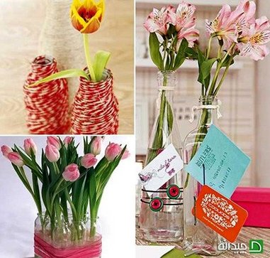 تزیین بطری‌های دور ریختنی؛ عیدی بدهید