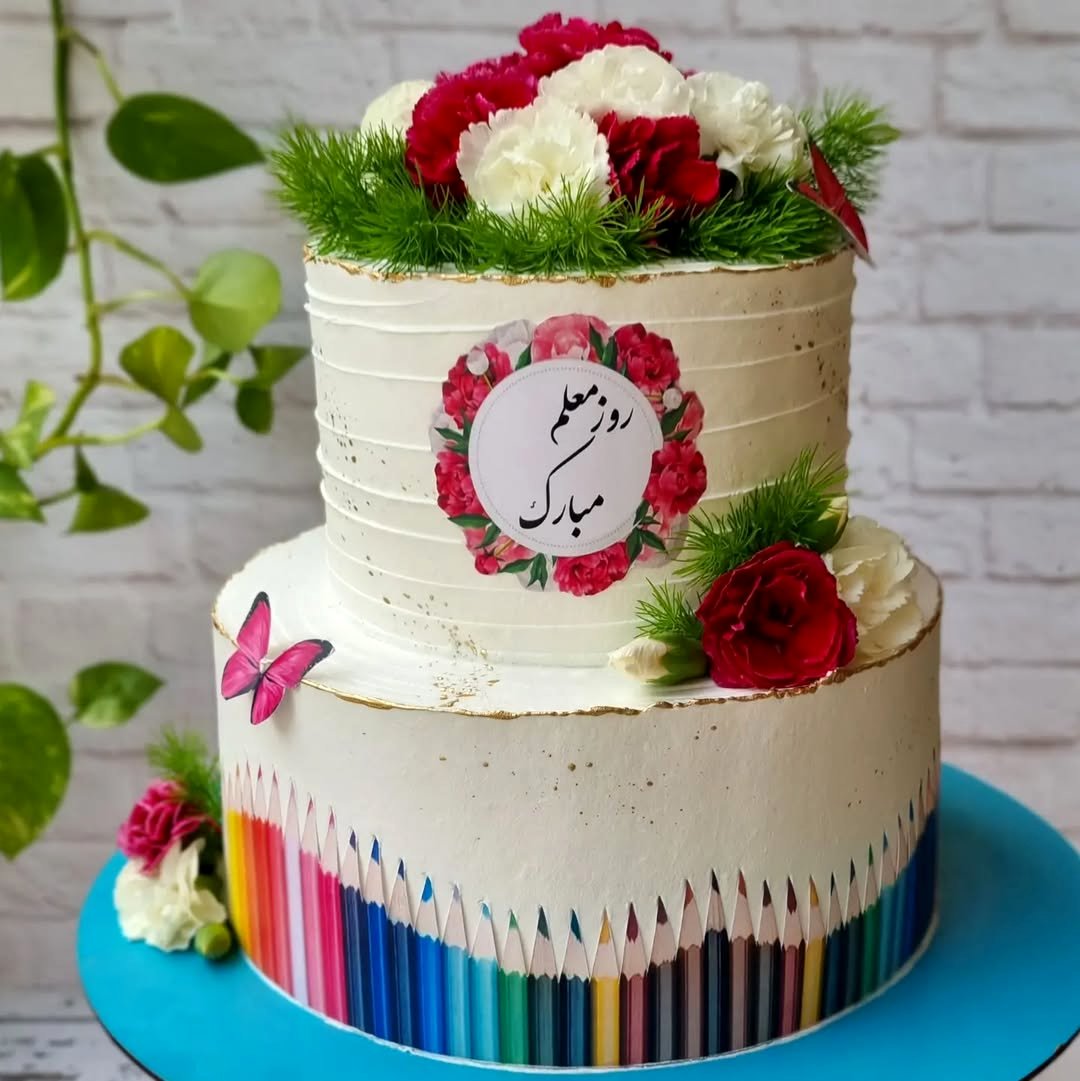 50 مدل کیک روز معلم 1404 جدید و شیک از اینستاگرام