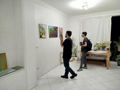 پای گلونیا به گالری آرین هنر معاصر اصفهان باز شد