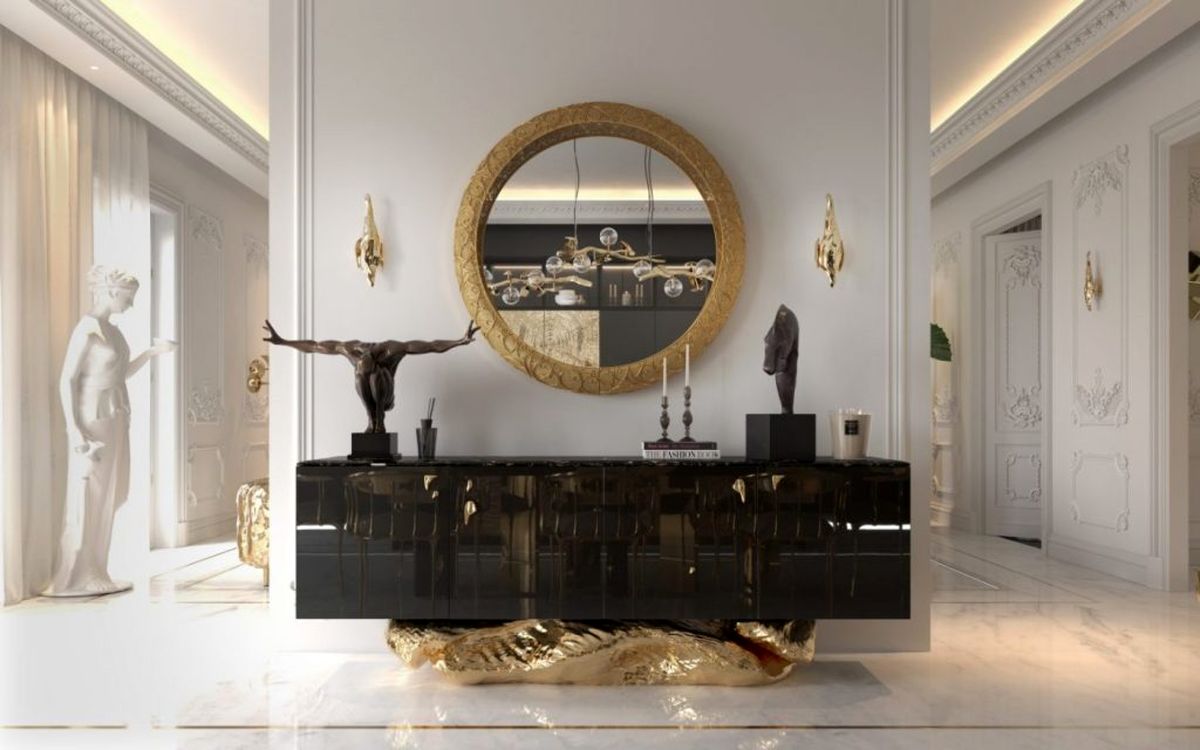 40 مدل شیک و جدید کنسول چوبی | انتخابی زیبا و کاربردی برای خانه