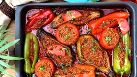 طرز تهیه سبزیجات شکم پر