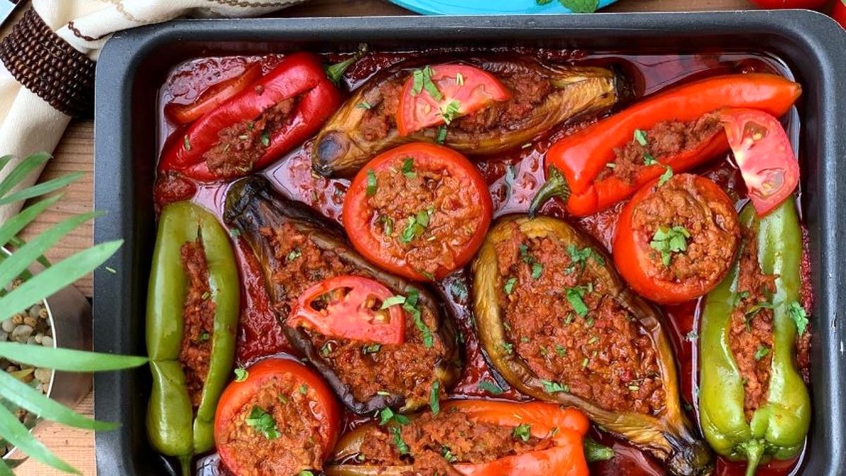 طرز تهیه سبزیجات شکم پر