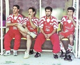 (عکس) وقتی سرمربی استقلال نیمکت‌نشین پرسپولیس بود