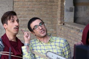 محمدرضا فروتن و بهرام افشاری در «آقای سانسور»/عکس
