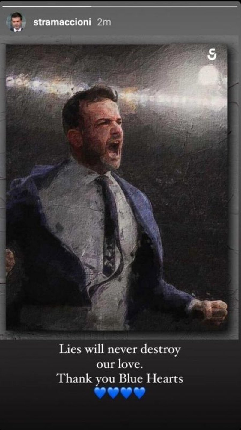  استراماچونی؛ دروغ ها هیچوقت عشق مارو خراب نمیکنند؛ ممنون آبی دلان