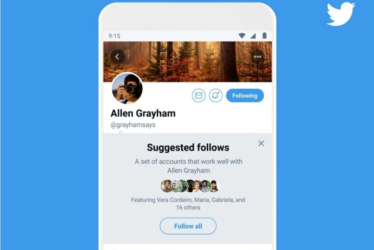 توئیتر در حال آزمایش قابلیت «دنبال کردن گروهی» است