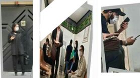  اولین عکس‌ها از محسن افشانی و سویل خیابانی در دادگاه/ عکس