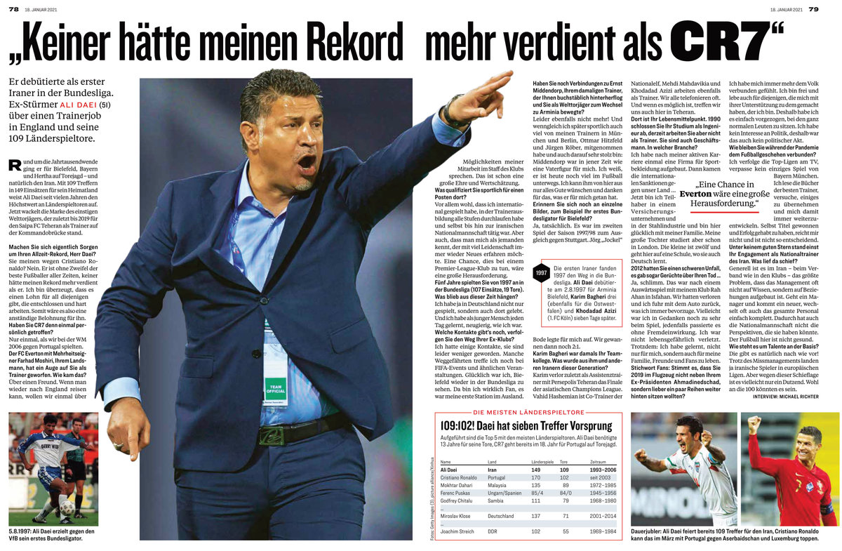 متن کامل مصاحبه علی دایی با کیکر؛ چرا کنار احمدی نژاد ننشستم؟