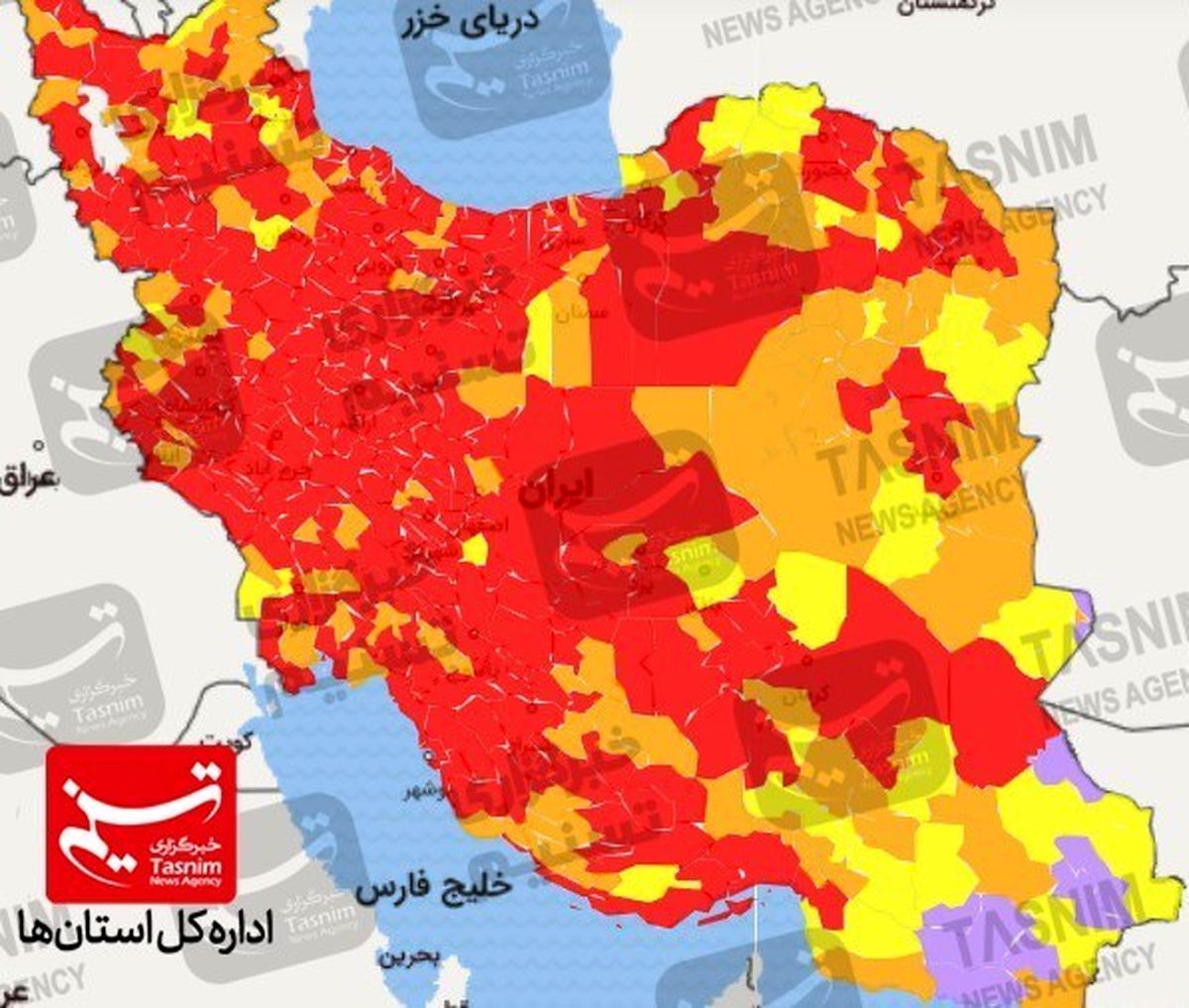 بحران قرمز کرونایی در سراسر کشور/ تعداد بستری‌ها به ۲۳۱۹ نفر رسید