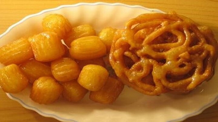 طرز تهیه زولبیا و بامیه خانگی